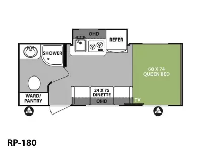 New 2018 Forest River r-pod RP-180 — photo 9